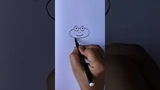 Easy Frog drawing #frog #drawing #stepbystep #ytshorts#easydrawing #howtodraw #numberdrawing #art