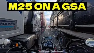 BMW R1200GS ADV IN M25 TRAFFIC