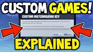 FORTNITE - CUSTOM GAMES EXPLAINED + TEST - HOW TO SET UP CUSTOM GAMES -DO THEY WORK OR NOT? - STREAM