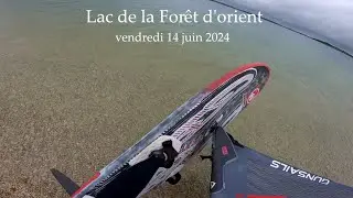 Magic Windsurfing in For&ecirc;t d'orient :-) (Gunsails GSR / RRD x-fire)