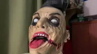 MORBID ENTERPRISES 2021 ANIMATED PSYCHO SYRINGE HALLOWEEN.
