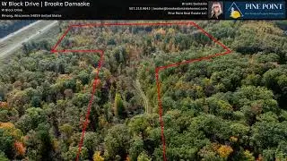 17 Acres south of Minong, Wisconsin for Sale | W Block Drive | Brooke Damaske