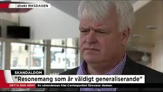 Skandaldomen  - Centerpartiet vill utesluta tv&aring; n&auml;mndem&auml;n  - Nyheterna (TV4)