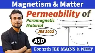 JEE 2022_The susceptibility of a paramagnetic material is 99. The permeability of the material in