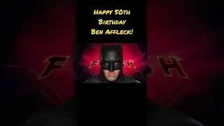 Happy 50th Birthday Ben Affleck!!! #makethebatfleckmovie #restorethesnyderverse #shorts