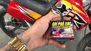 XR 200 CORTANDO DE GIRO IGUAL INJETADA