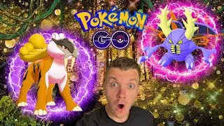 🔥RAIKOU, ENTEI & SUICUNE RAIDS - Shiny BOOSTED Event! - Pok&eacute;mon GO Live!🔥