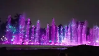 Funci&oacute;n m&aacute;gica del circuito de las Aguas,Parque de la reserva Lima-Peru