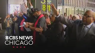 Federal Plaza rally demands Trump keep troops out of Chicago