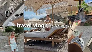 TRAVEL VLOG | Crete, boat day, Kritsa village, , feeding lemurs, olive oil tasting, Vai beach
