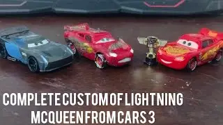 Cars 3 custom Complete step by step tutorial of McQueen After the accident