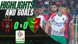 USM Alger vs MC Alger (0-0) | Highlights and Goals | Championnat Professionnel Ligue 1 Alg&eacute;rie