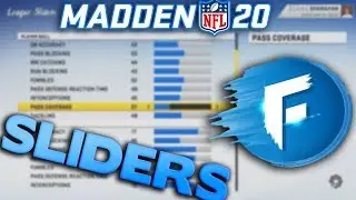 The Best All-Madden Sliders For Gameplay/XP For Madden 20 Franchise!