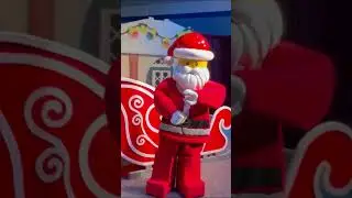 Meeting Santa Lego & Gingerbread Man Lego Christmas Meet & Greet at Legoland #lego #legoland