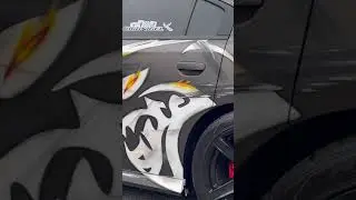 Custom wrap SRT HELLCAT #hellcat #dodge #dodgecharger