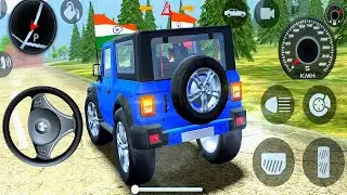 Indian Cars Drawing Simulator - Mahindra SUV Thar Car Driver - Thar Wala Game - Android Game