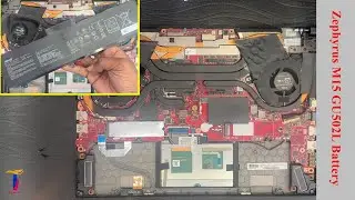Asus ROG Zephyrus M15 GU502L Battery Replacement | Disassembly