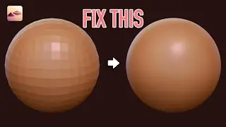 Fix Blocky 3D Shapes in Nomad Sculpt: Smooth Shading