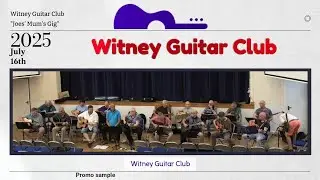 Witney Guitar Club promo July 2025