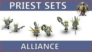 WOW Classic: Priest Alliance all Sets and Animations