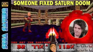 Doom 2: Sega Saturn performance patch - Underhalls [RetroTink 4K] #doom