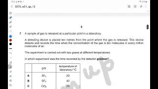 5070 Chemistry O level P1 variant 2 October November 2021 part 1