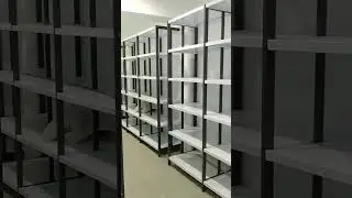 Wall support standing rack unit powder coated