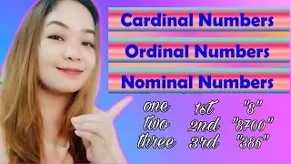 Cardinal | Ordinal | Nominal Numbers