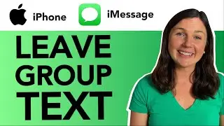 How to Leave a Group Text Conversation on an iPhone