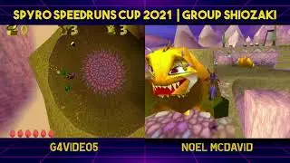 Spyro Speedruns Cup 2021 | Group Shiozaki | g4video5 vs. Noel McDavid