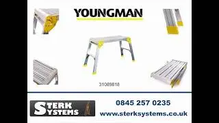 Youngman Odd Job Platform Step Ladder - New Model - 31089818 Workbench