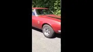 Chevy Camaro SS RS 1967 with a 396 big block V8 that is Loud!