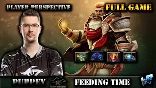 Puppey | Omniknight W/ Slark Vs Mars & Rubick SAFELANE [ FEEDING SUPPORT BUILD ] Dota 2 Pro Gameplay