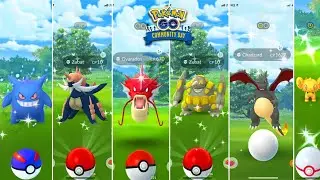 😲 Get 22 powerful shiny pokemons ✨ | mega community day 2021 | Pok&eacute;mon go.