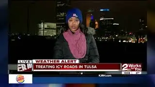 City of Tulsa pre-treating roads before winter condition worsen