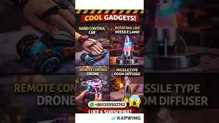 #viral Gadgets 🚀  Hand Control Car, RC Drone & LED Missile Lamp