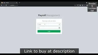 Payroll Management System Full PHP Project with Source Code