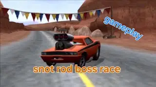 Snot rod boss race gameplay cars psp
