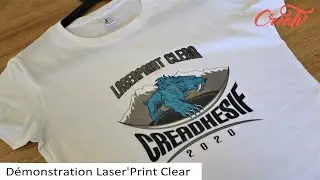 Créat'TV - Démonstration Flex Imprimable Laser'Print Clear