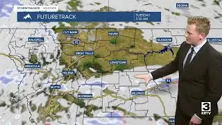 Rain and snow in western Montana, gusty winds in central Montana- Monday, January 5
