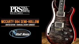 PRS McCarty 594 Semi-Hollow Limited Edition - Charcoal Cherry Sunburst