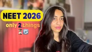 I Cracked NEET With Just These 2 Rules |NEET 2026|