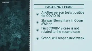 Skyway Elementary in Coeur d'Alene reports another positive coronavirus case
