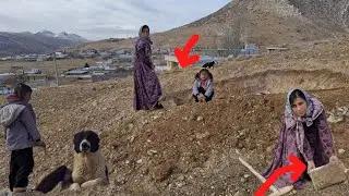 Nomadic Hut Building: Mother and Daughter Challenges