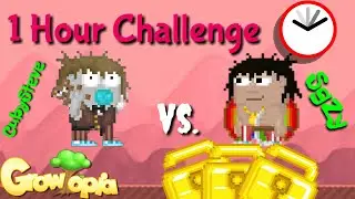 Growtopia - 1 Hour Challenge (ft. SgZy)