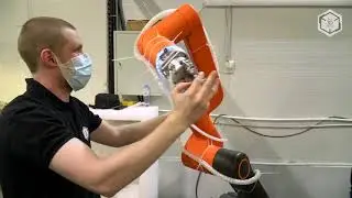 Кобот Hanwha HCR 12  от Top 3D Group на производстве ГИДРОНТ