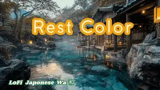 LOFI HIP HOP MUSIC AND SOFT JAPANESE ONSEN ATMOSPHERE |  RELAXING  STUDY LOFI MUSIC 🪔🎧☕😎
