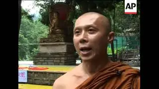 Dogs converted to Buddhist faith