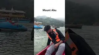 Mount Abu nakki lake. #mountabu #nakkilake #boating #barish #sukoon