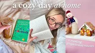 a christmas reading vlog + a cozy day at home | vlogmas day 9